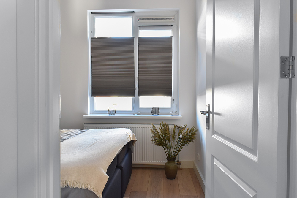 verduisterende dupli shades slaapkamer