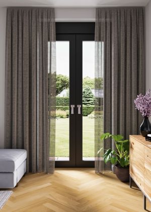 Label 65® Gordijn Vitrage Avio 2504 Taupe