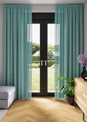 Label 65® Gordijn Vitrage Avio 2507 Aqua