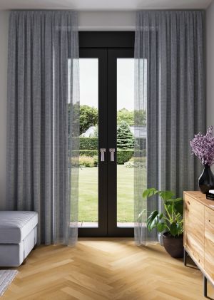 Label 65® Gordijn Vitrage Bari 308 - Navy