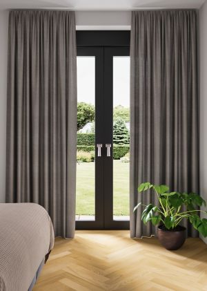 Label 65® Gordijn Biarritz 9002 Dark Gray