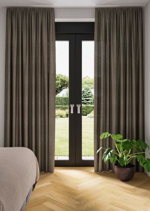 Label 65® Gordijn Biarritz 9006 Dark Brown