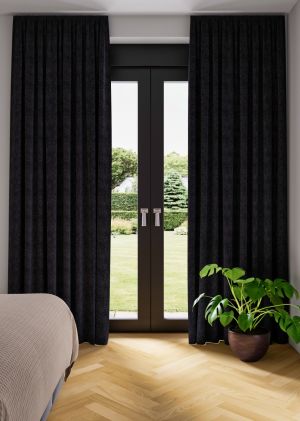 Verduisterend gordijn Label 65 Novara Anthracite 1511