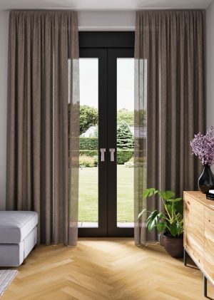 Label 65® Inbetween Gordijn Fabro 206 Dark Brown