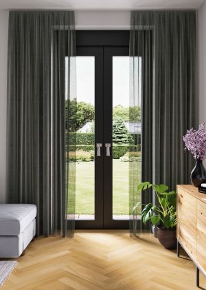 Label 65® Gordijn Macomer 96 Charcoal Black