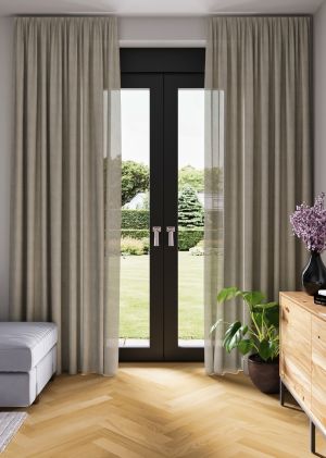 Label 65® Gordijn Parma 3632 Taupe Grey