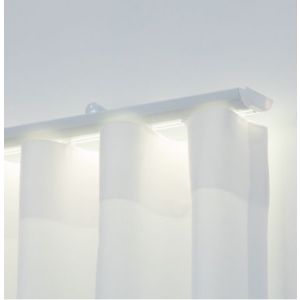 Label 65® Gordijnrails Cortana XL Wave LED Elektrisch
