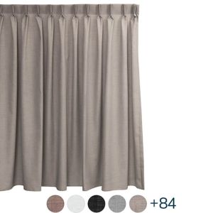 Label 65® Gordijn Transparant Vitrage Vlinderplooi