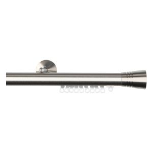Railroede 28mm RVS met eindknop Kronos