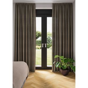 Label 65® Gordijn Biarritz 9006 Dark Brown