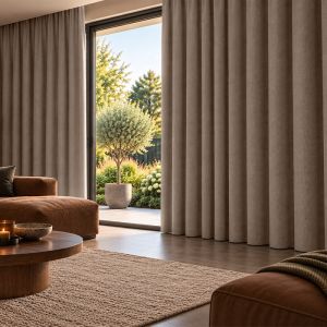 Label 65® Verduisterend Gordijn Genoa 3013 Brown